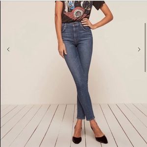 REFORMATION Women’s “Catalina” High & Skinny Women’s 31 Blue Wash Denim Jean